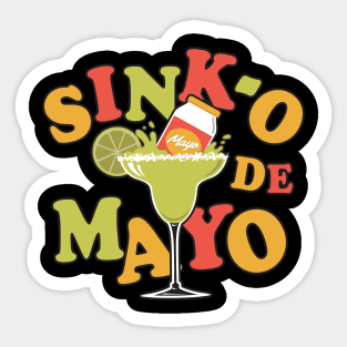 Sink-O De Mayo Sticker